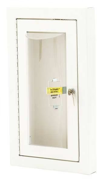 Fire Extinguisher Cabinet, Semi Recessed, 20 3/4 in Height, 5 lb, Loma, Mfr#: 7308-BB