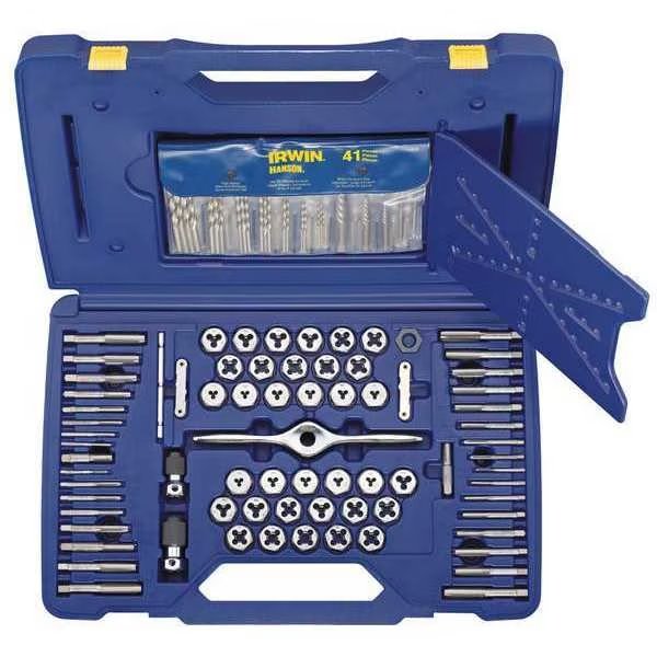 Self Alignment Tap & Die Set, 116 pc, Irwin, Mfr#: 1841432