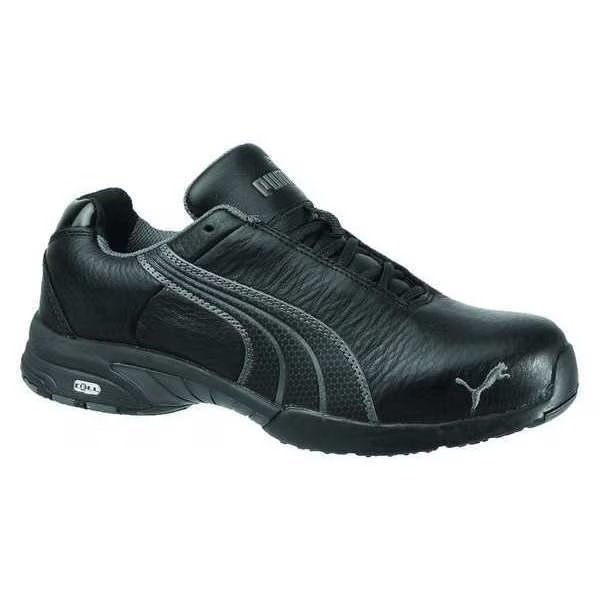 Work Shoe, Stl, 7.5, BLK, PR, Puma Safety Shoes, Mfr#: 642855