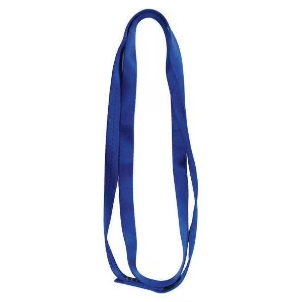 11/16" Nylon Sling, Endless, 4 ft L, 3/4 in W, Nylon, Red, Sterling Rope, Mfr#: SW174NYSL0848