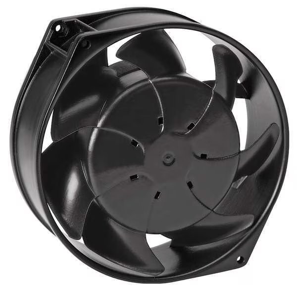 Axial Fan, Round, 230V AC, 1 Phase, 218 cfm, 172mm W., Ebm-Papst, Mfr#: W1G130-AA25-01
