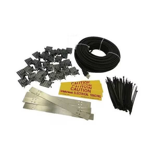 Electric Heating Cable, 120VAC, 100 FT Length, Briskheat, Mfr#: FFRG15-100