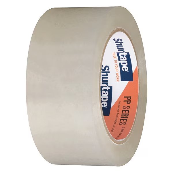Carton Sealing Tape, 48mm W, 1.8 mil, PK36, Shurtape, Mfr#: PP 810
