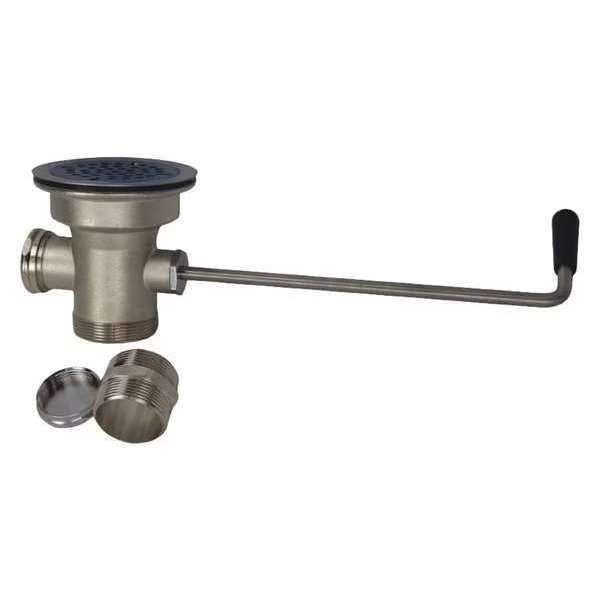 2" Pipe Dia., Cast Brass, Waste Drain, Waste Drain, Dominion Commercial Faucets, Mfr#: 59-0001