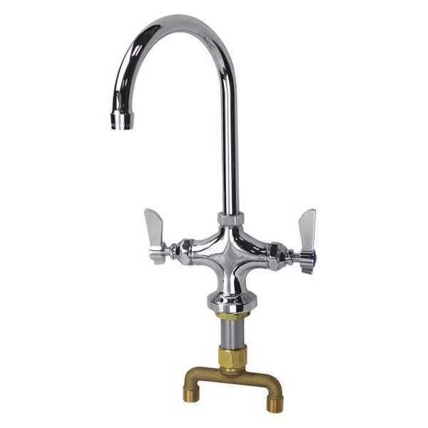 4" Mount, Commercial Gooseneck Bar Faucet, Dominion Commercial Faucets, Mfr#: 77-9009
