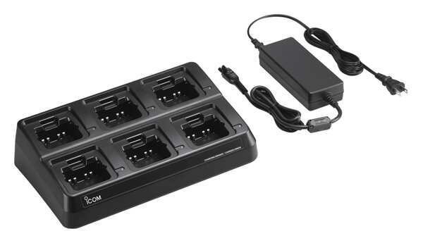 Multi Unit Charger, For F1000/2000, 6 Unit, Icom, Mfr#: BC214