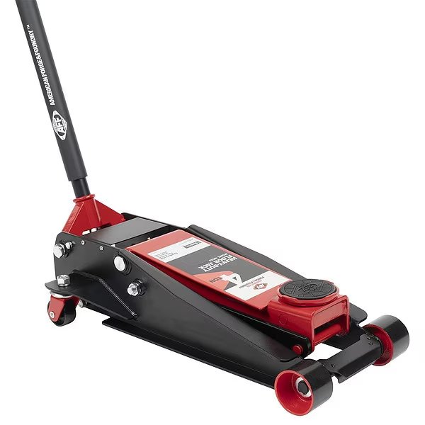 Ton Floor Jack, 4 ton, Mechanical, Steel, American Forge & Foundry, Mfr#: 400SS