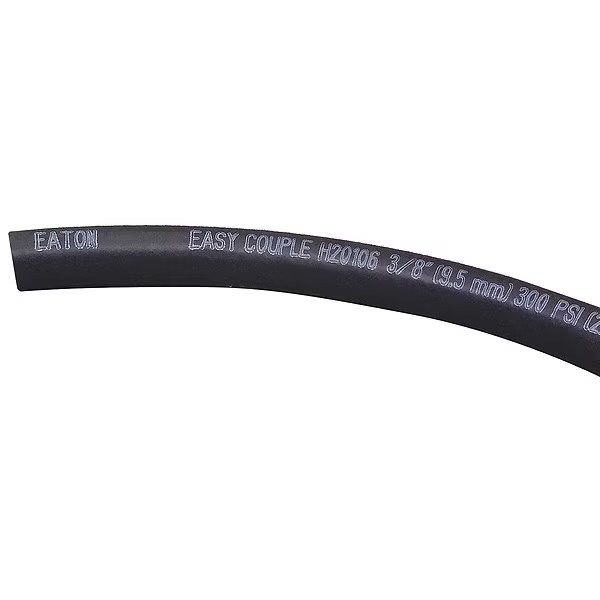 Easy Couple Hose, 1/2" I.D., 250 ft L, Blck, Boston, Mfr#: H20108BK-250R