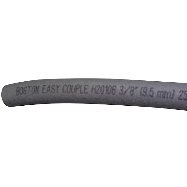 Easy Couple Hose, 3/8" I.D., 250 ft L, Gray, Boston, Mfr#: H20106GY-250R