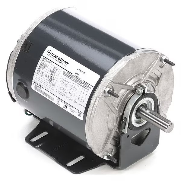 3-Phase Belt Drive Motor, 1/2 HP, 56 Frame, 208-230/460V AC Voltage, 1,725 Nameplate RPM, Marathon Motors, Mfr#: 5K42HN4128