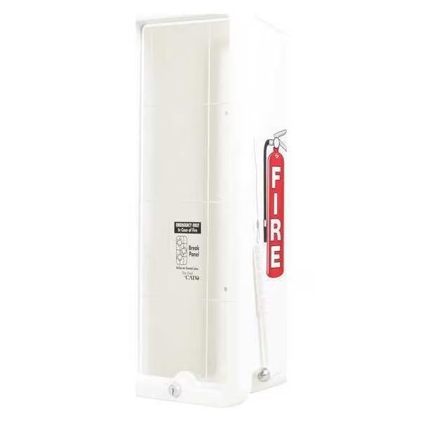 Fire Extinguisher Cabinet, Surface Mount, 23 1/4 in Height, 10 lb, Cato, Mfr#: 105-10 WWC-H