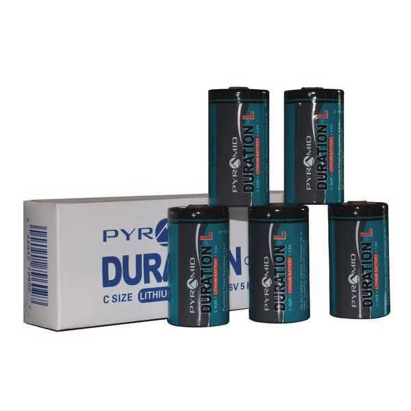 Lithium Battery, 3.6Volt, C-Size, 5/pk, Pyramid, Mfr#: 42224-5