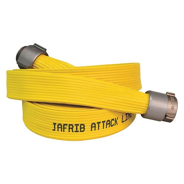 Single Jacket Attack Line Fire Hose, Jafrib, Mfr#: G50H15RY50NB