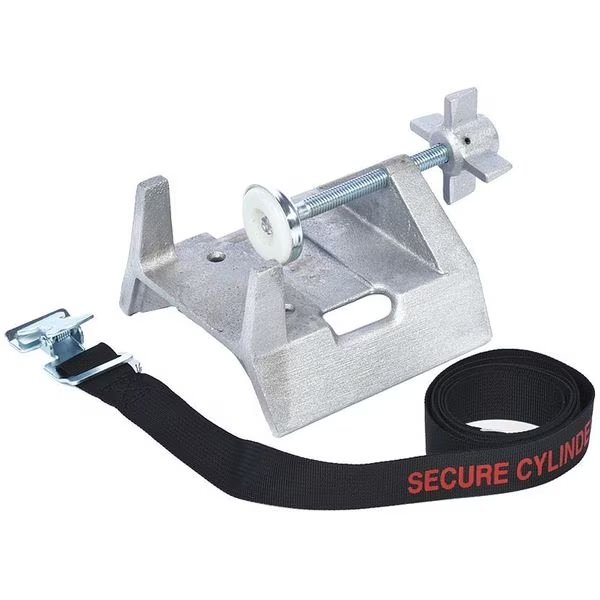 Gas Cylinder Bench Clamp, Cast Aluminum, Ohaus, Mfr#: CLR-711M