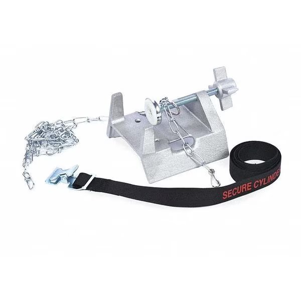 Gas Cylinder Bench Clamp, 6-1/2" H, Ohaus, Mfr#: CLR-716M