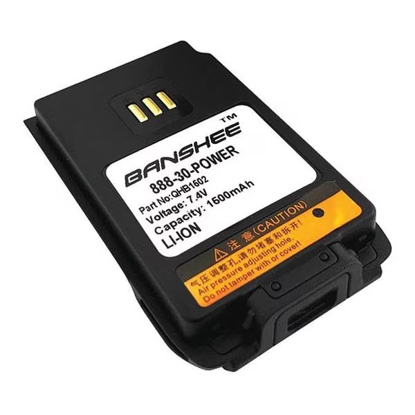 Battery, Lithium-Ion, Fits Hytera, Banshee, Mfr#: QHB1502