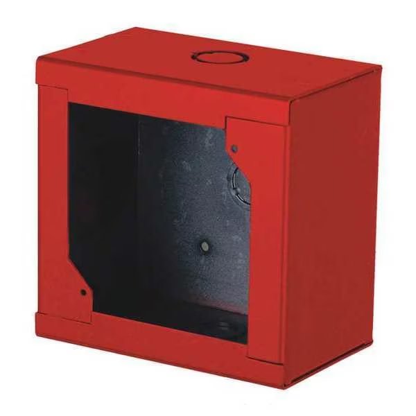 Surface Box, Red, 2-7/16" D, Kidde, Mfr#: K-276B-RSB