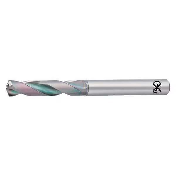 Screw Machine Drill Bit, 9.70 mm Size, 140  Degrees Point Angle, Solid Carbide, EgiAs Finish, Osg, Mfr#: 8690970