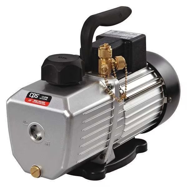 Vacuum Pump, 12.0 cfm, 1 HP, 25 Microns, Pro-Set, Mfr#: VP12D