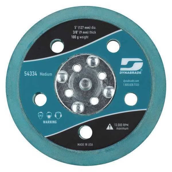 Disc Backup Pad, 5" Dia., Max. 13,000 RPM, Dynabrade, Mfr#: 54334