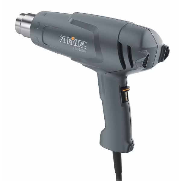 Heat Gun, Electric Powered, 120V AC, Dual Temp. Setting, 1,300 W Watt, Pistol Handle, Steinel, Mfr#: HL1620S