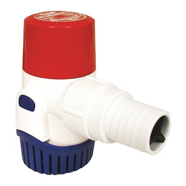 Bilge Pump, Automatic Operation, 12V, 3.7A, Rule, Mfr#: 27SA