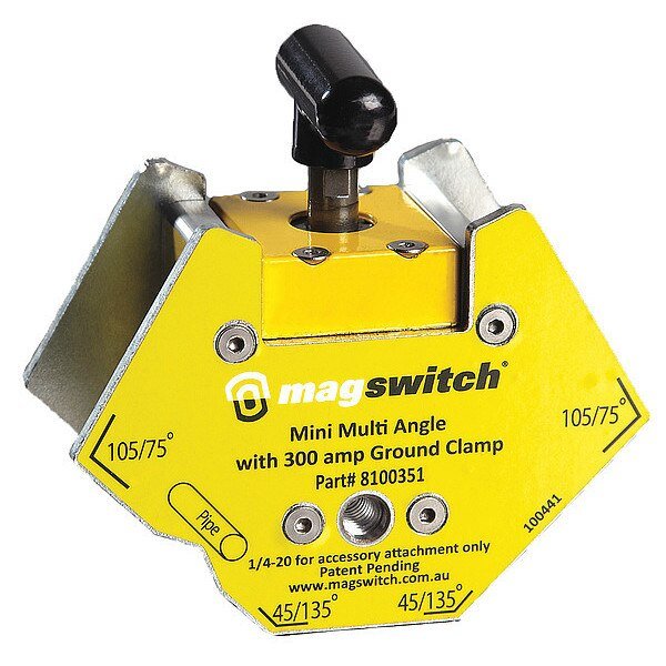 Welding Angle, 150 lb. Max. Pull, Steel, Magswitch, Mfr#: 8100351