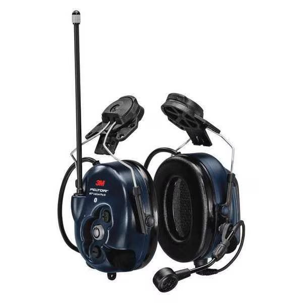 Hard Hat Mounted Communication Headset, 25 dB, Dark Blue, 3M Peltor, Mfr#: MT73H7P3E4D10-NA
