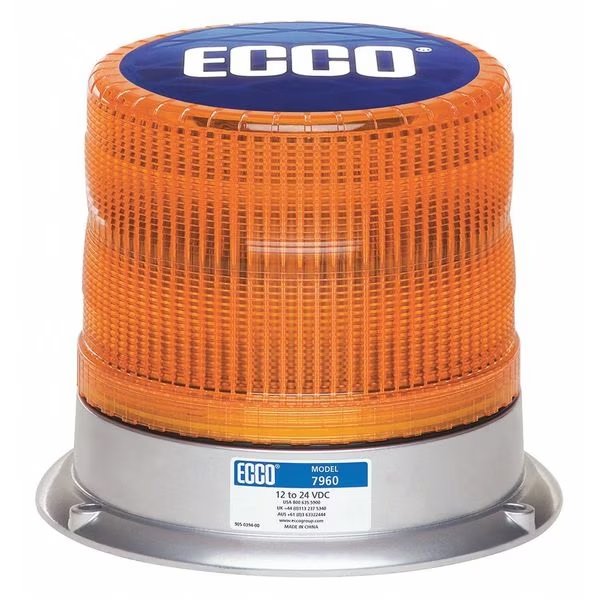 Beacon Light, Amber, 5-39/64" H, Ecco, Mfr#: 7960A