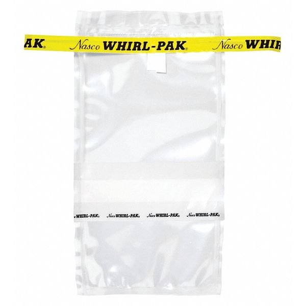 Sampling Bag, Write-On, 7 oz., 7" L, PK500, Whirl-Pak, Mfr#: B01489