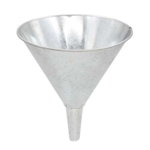 Funnel, 24 oz., Tin, Silver, Lubrimatic, Mfr#: 75-010