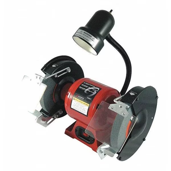 Bench Grinder, 8 in., with Light, Sunex, Mfr#: 5002A