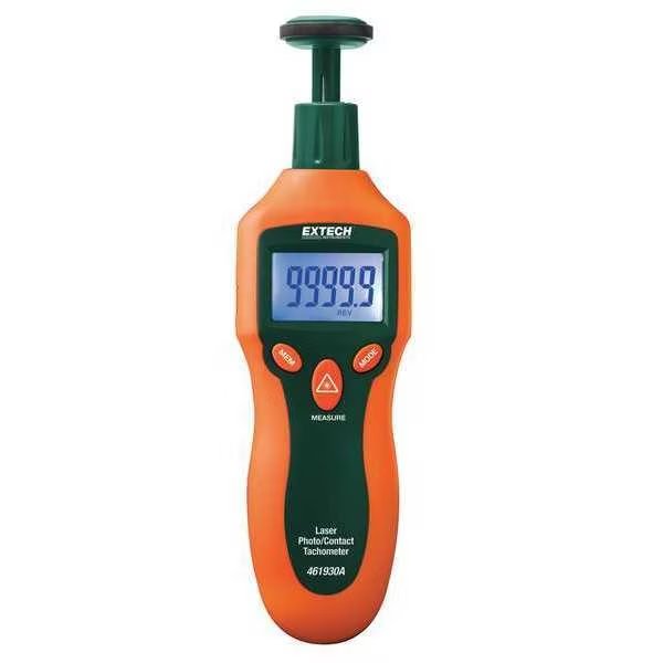 Tachometer, 2 to 20,000 rpm, Extech, Mfr#: RPM33