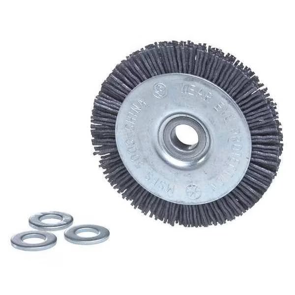 Key Machine Brush, 3 in. dia., Kaba Ilco, Mfr#: KD50A-102B