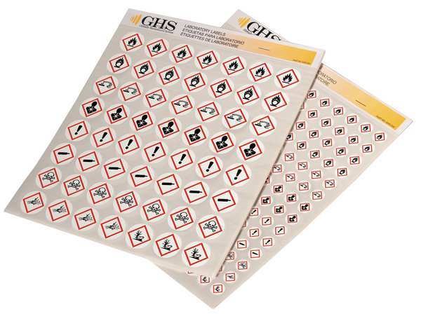 Hazard Class Decal, Variety Pack, Ghs Safety, Mfr#: GHS1300