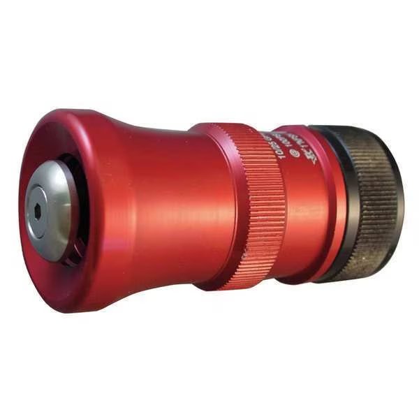 Nozzle With Shut Off, 1 In, Rigid, Aluminum, Moon American, Mfr#: 541-1014