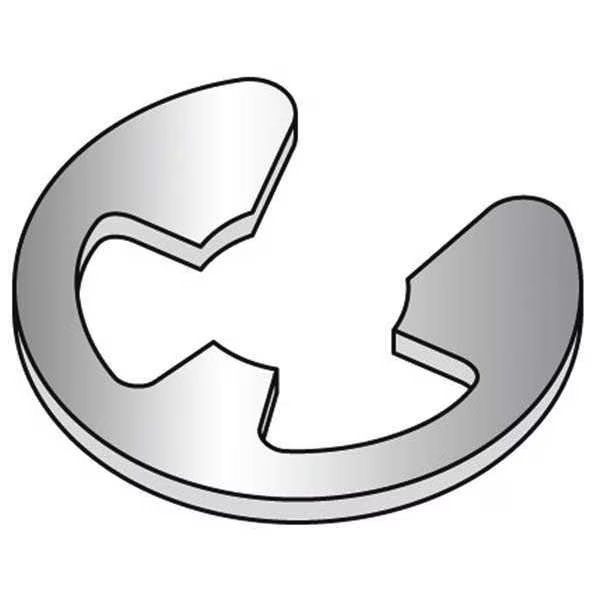 External-E Retaining Ring, Steel Plain Finish, 3/32 in Shaft Dia, 50 PK, EnjoyTool Select, Mfr#: U36200.009.0001