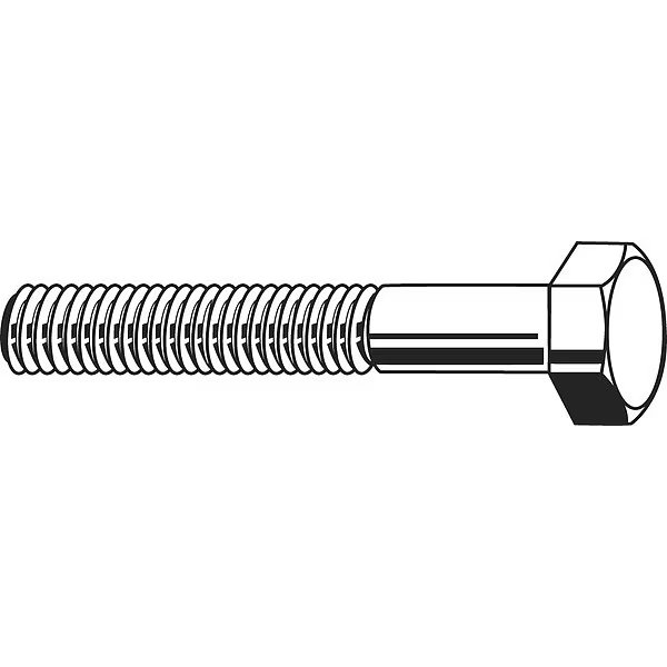 Grade A325, 5/8"-11 Structural Bolt, Hot Dipped Galvanized Steel, 2 in L, 10 PK, EnjoyTool Select, Mfr#: U08441.062.0200