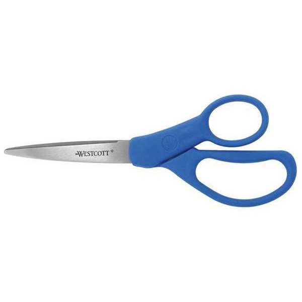 Multipurpose, Scissors, Straight, 7 In. L, Westcott, Mfr#: 43217