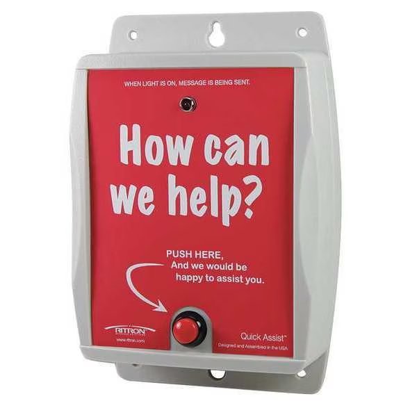 Wireless Call Button, UHF, Ritron, Mfr#: RQA-451