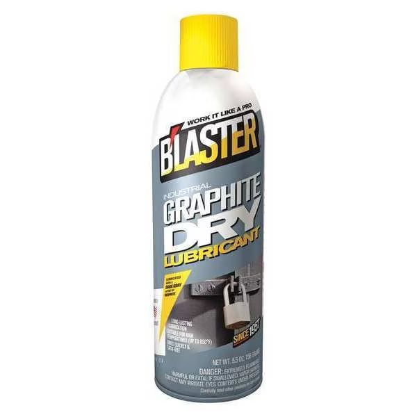 Graphite Dry Film Lubricant, Aerosol, 5.5 Oz., Blaster, Mfr#: 8-GS