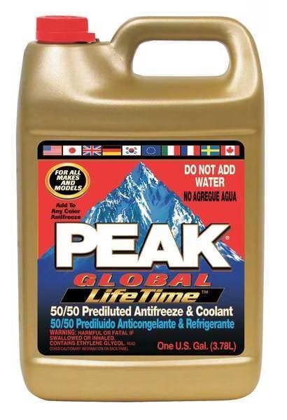 Antifreeze Coolant, 1 gal., 50/50, Peak, Mfr#: PXAB53