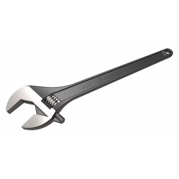 18" Adjustable Black Oxide Tapered Handle Wrench - Boxed, Crescent, Mfr#: AT218BK