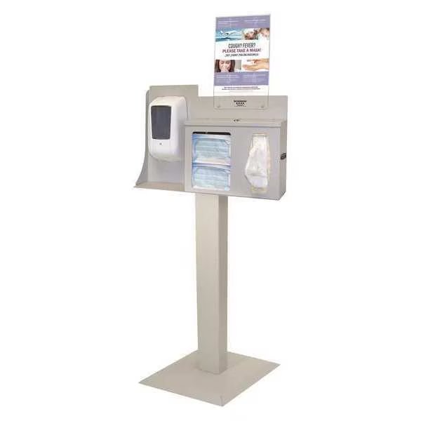 Respiratory Hygiene Station, 60-51/64" H, Bowman Dispensers, Mfr#: BD115-0012