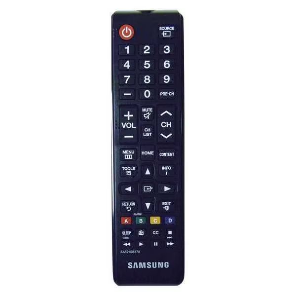 Remote Control, Plastic, Original, 51/64" D, Samsung, Mfr#: AA59-00817A