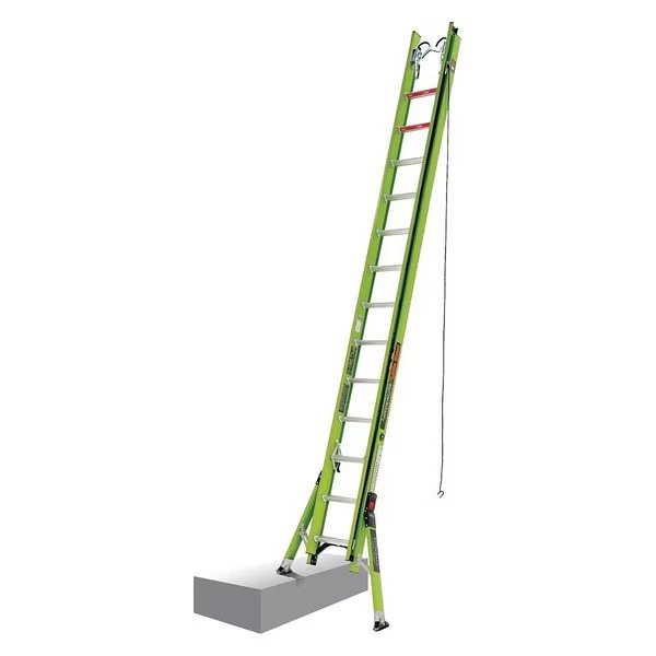 28 ft Fiberglass Extension Ladder, 375 lb Load Capacity, Little Giant Ladders, Mfr#: 17628