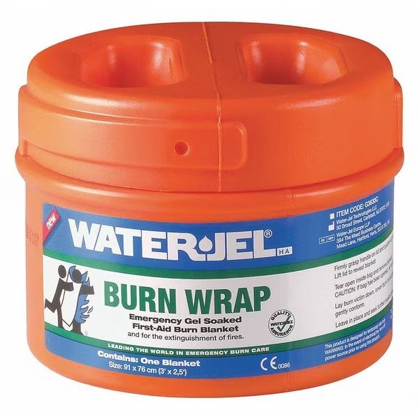 Burn Wrap, Sterile, Orange, Wool, 36" L, Waterjel, Mfr#: G3630C-4.69.000