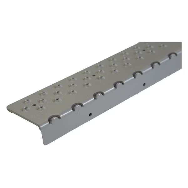 Stair Nosing, Gray, 30" W, 2-3/4" D, Handi Treads, Mfr#: NSN122730GY0