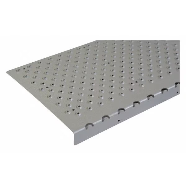 Stair Nosing, Gray, 30" W, 9" D, Handi Treads, Mfr#: NSN129030GY0