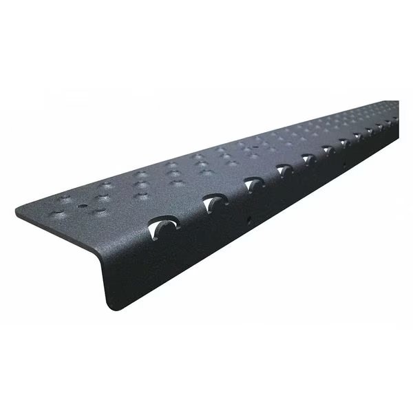 Stair Nosing, Black, 36" W, 2-3/4" D, Handi Treads, Mfr#: NSN122736BK0